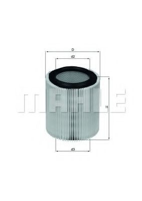 Елемент повітряного фільтра Mahle Original LX898 ціна, від 10.84 USD